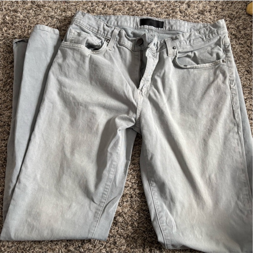 J Brand Light Gray Chinos